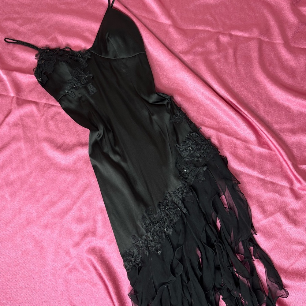 Jovani Black Asymmetrical Dress